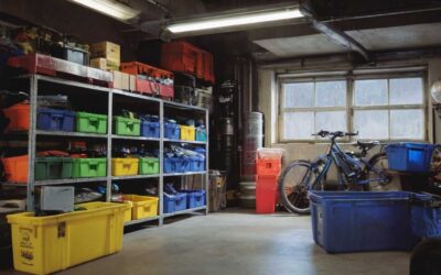Rangement malin astuces pour organiser votre garage avec des caisses plastiques